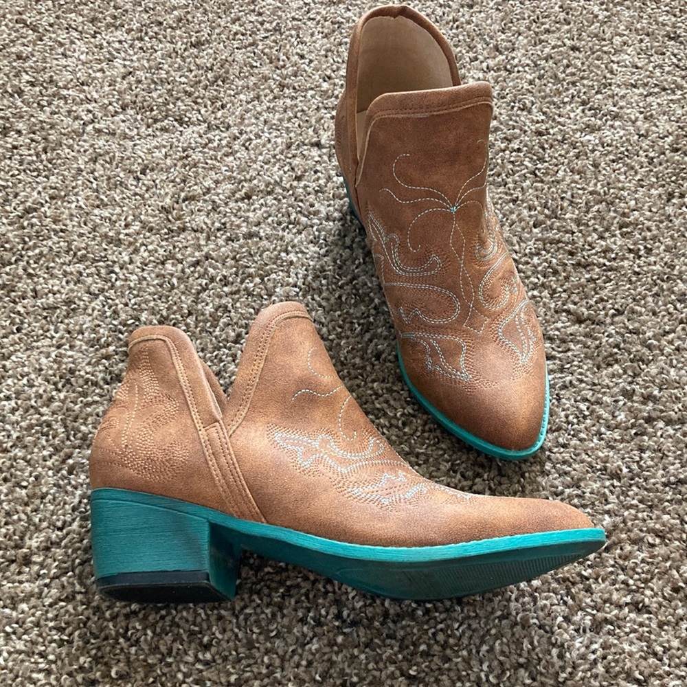 Tan Booties